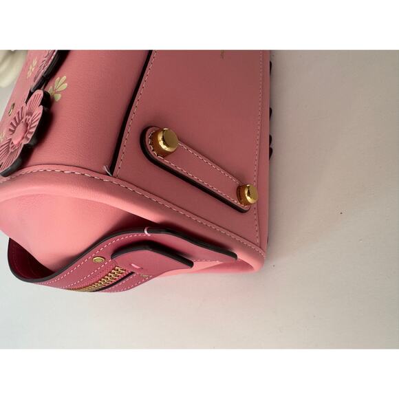 Coach Rogue Bag 25 In Colorblock With Bubblegum Pink Tea Rose NWOT - Picture 7 of 14